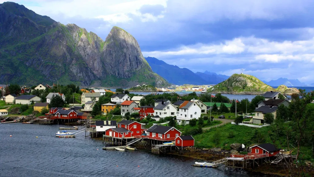 Red Cabins in Reine, Norway