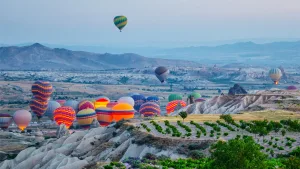 Balloons Soar Into Cappadocia