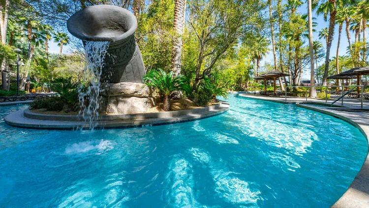 Lazy river at Tahiti Village