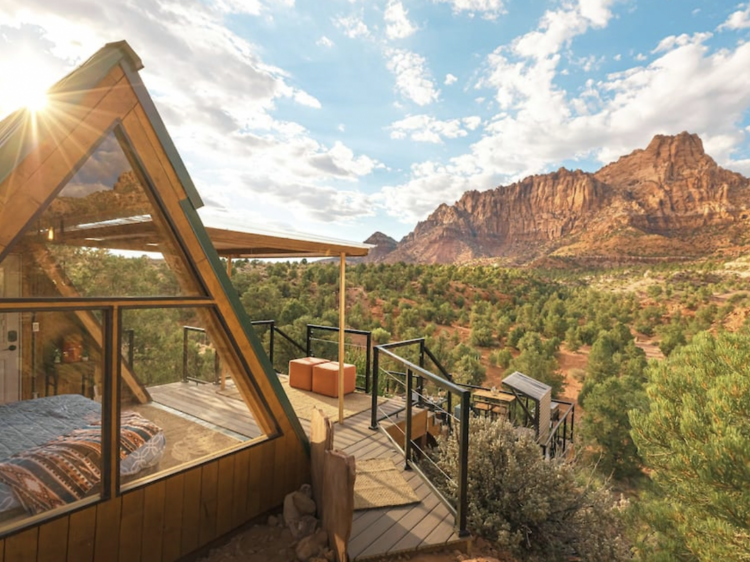 The eco cabin in Utah